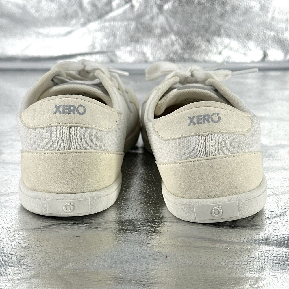Xero Shoes Dillon Womens Size 9 White Knit Minimalist Barefoot Lace Up - Picture 9 of 13